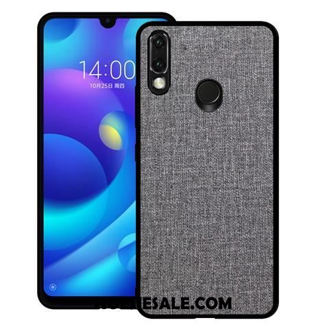 Huawei Y7 2019 Hoesje Leer Anti-fall Mobiele Telefoon Grijs Bescherming Aanbiedingen