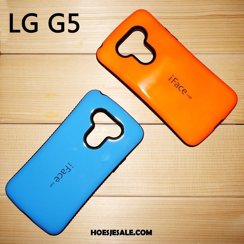 Lg G5 Hoesje Blauw Bescherming Siliconen Hoes Mobiele Telefoon Goedkoop
