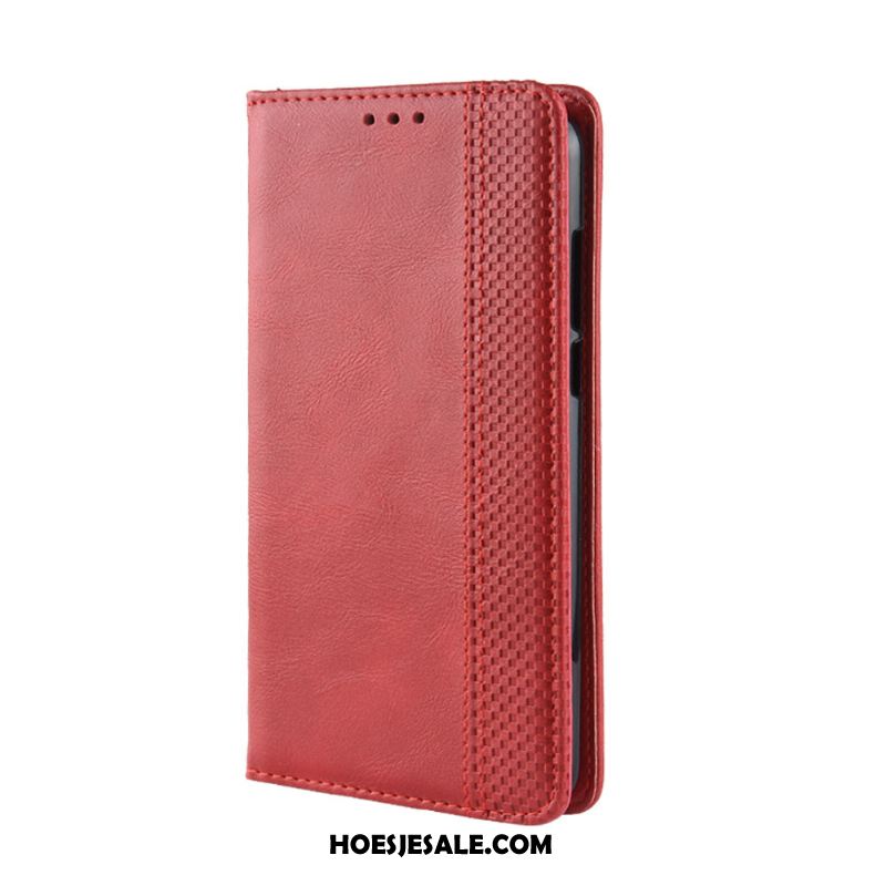 Moto G7 Play Hoesje Folio Rood Kaart Nieuw Mobiele Telefoon Kopen