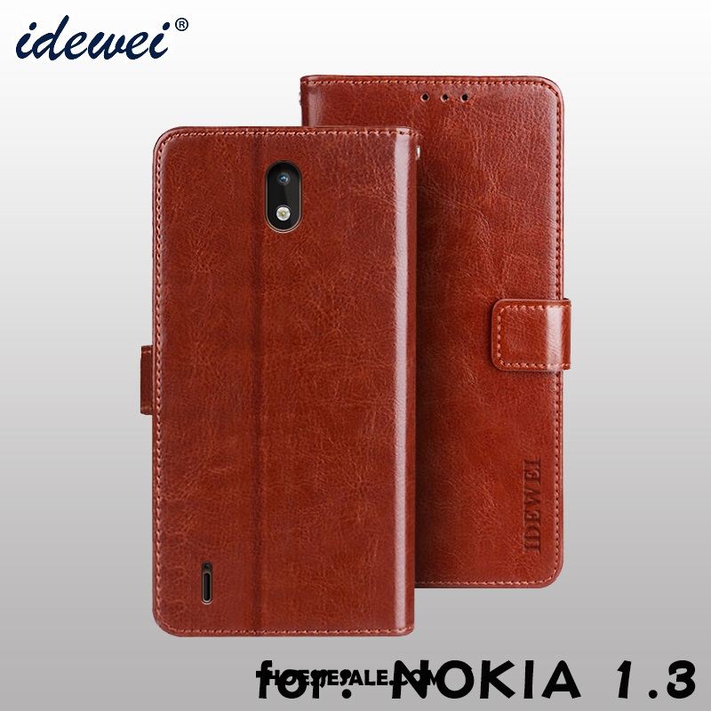 Nokia 1.3 Hoesje Kaart Portemonnee Folio Bescherming Ondersteuning Online