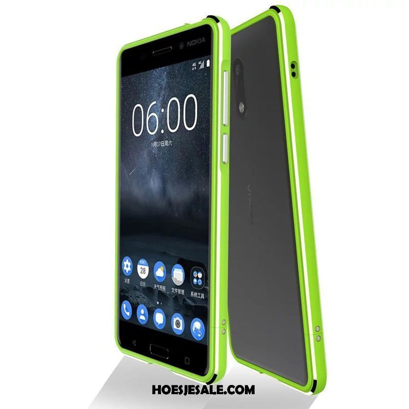 Nokia 3 Hoesje Metaal Hoes Omlijsting Persoonlijk Trend