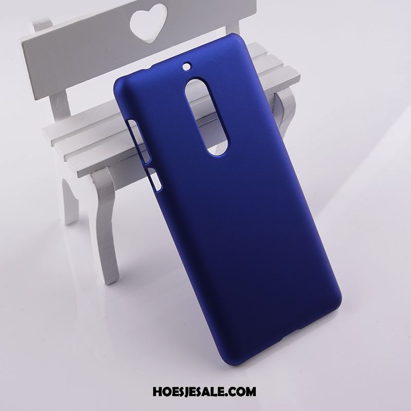 Nokia 5 Hoesje Mobiele Telefoon Schrobben Hard Blauw Bedrijf Kopen