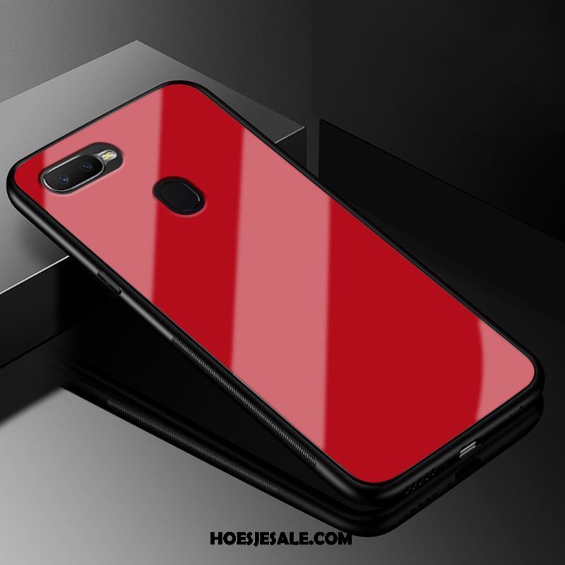 Oppo F9 Starry Hoesje Mobiele Telefoon Rood Scheppend Siliconen Bescherming Kopen