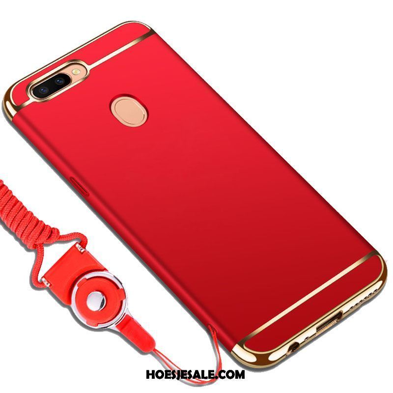 Oppo R15 Pro Hoesje All Inclusive Mobiele Telefoon Schrobben Plastic Rood Korting