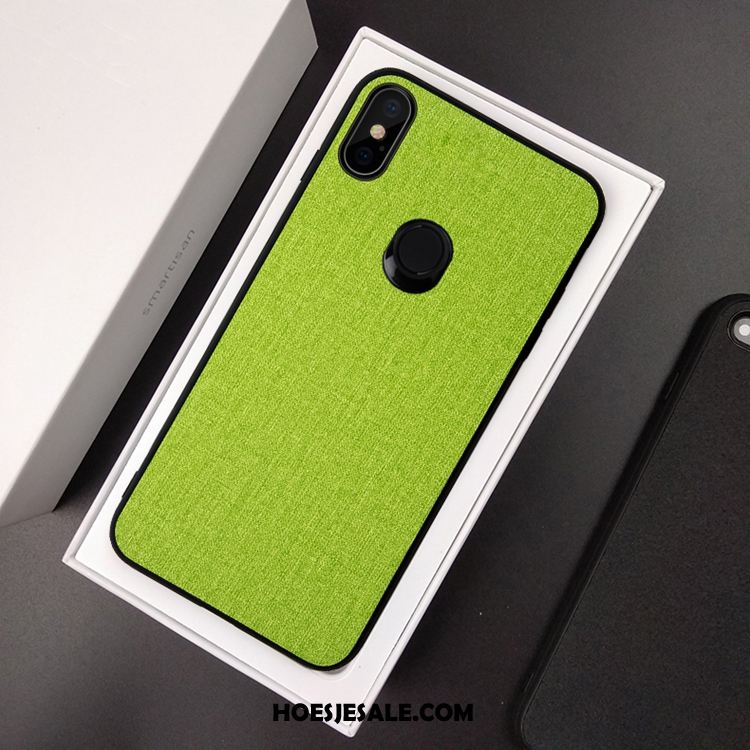 Redmi Note 6 Pro Hoesje Groen Lichte En Dun All Inclusive Mobiele Telefoon Doek