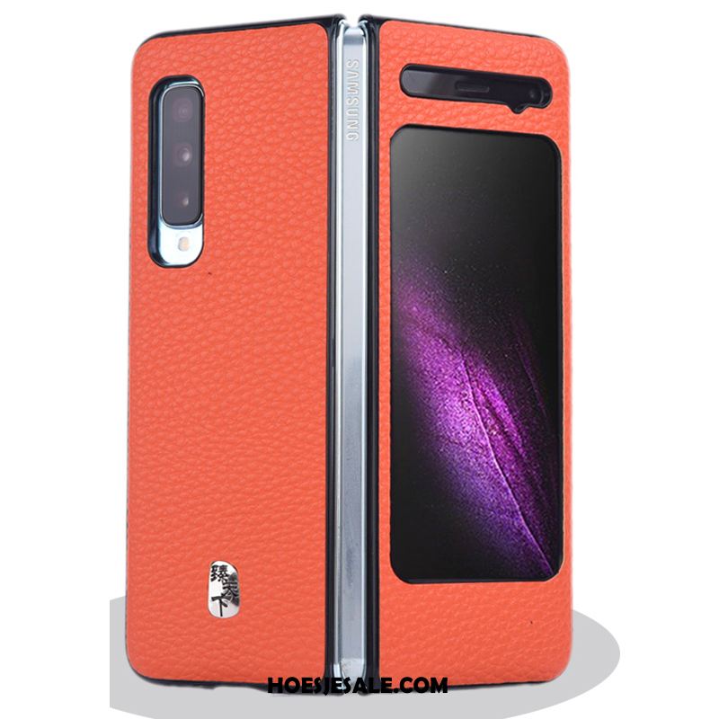 Samsung Fold Hoesje Ster Oranje All Inclusive Hoes Mobiele Telefoon Kopen