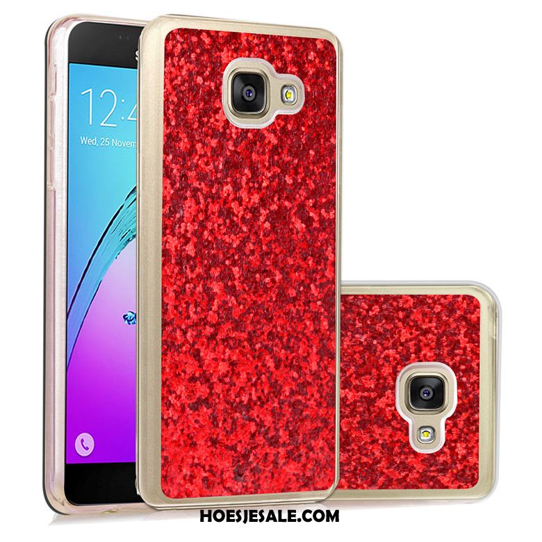 Samsung Galaxy A3 2016 Hoesje Mobiele Telefoon Roze Rood Siliconen Ster Kopen