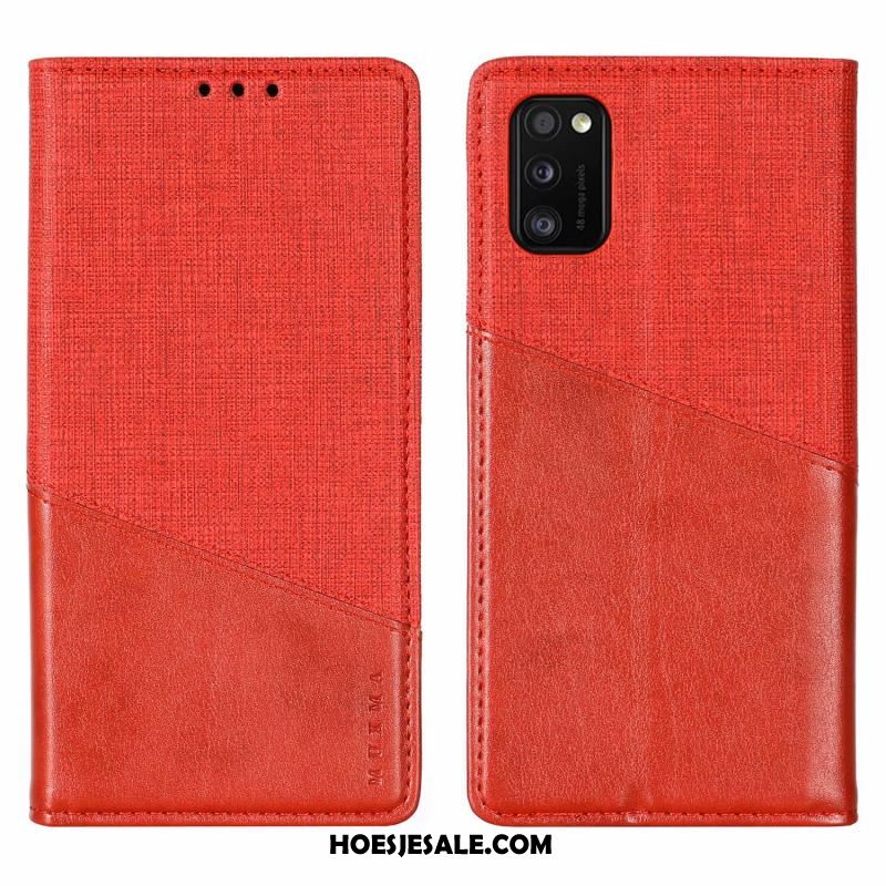 Samsung Galaxy A41 Hoesje Anti-fall All Inclusive Rood Hoes Ster Online