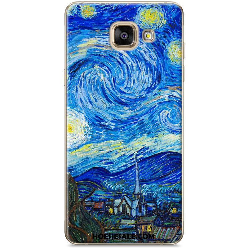 Samsung Galaxy A5 2016 Hoesje Blauw Mobiele Telefoon Hoes Bescherming Geschilderd Sale