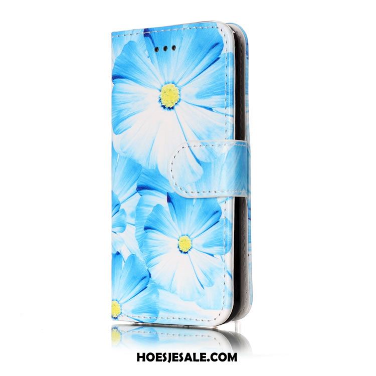 Samsung Galaxy A5 2017 Hoesje Blauw Leren Etui Folio Ster Grote Aanbiedingen