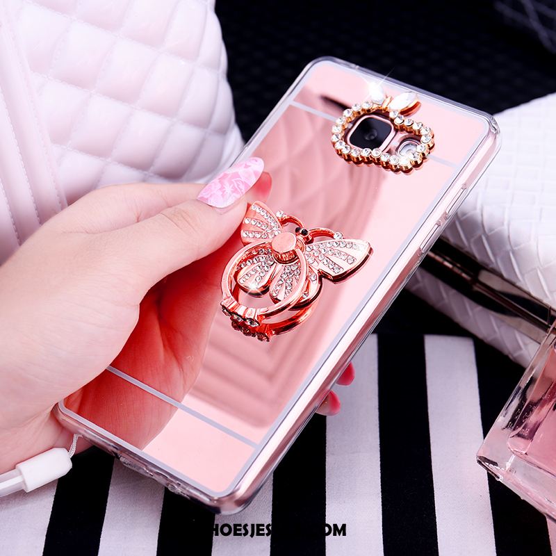 Samsung Galaxy A5 2017 Hoesje Rose Goud Bescherming Ster Ring Hoes Korting
