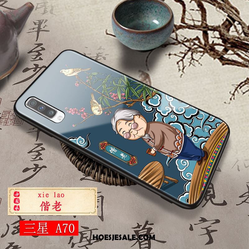 Samsung Galaxy A70 Hoesje Siliconen Zacht Mode Bescherming Persoonlijk Goedkoop