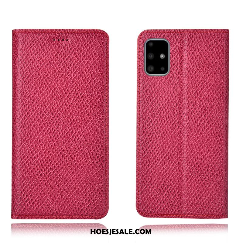 Samsung Galaxy A71 Hoesje Ster Folio Bescherming Mobiele Telefoon Rood Kopen