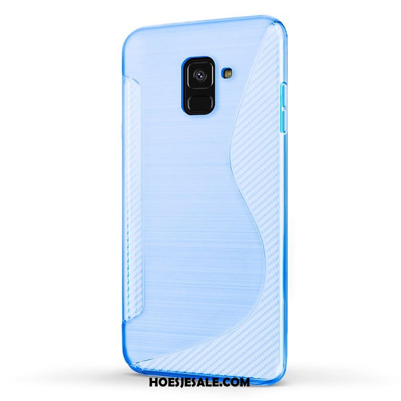 Samsung Galaxy A8 2018 Hoesje Blauw Ster Bescherming Zacht Mobiele Telefoon Online