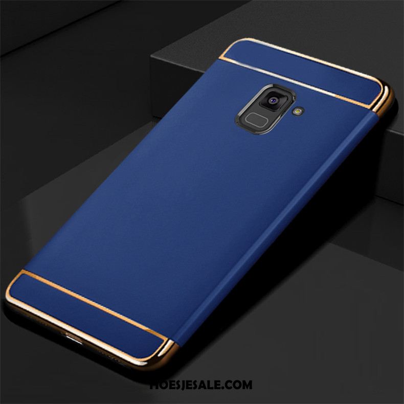 Samsung Galaxy A8 2018 Hoesje Schrobben Mobiele Telefoon Blauw Ster Anti-fall Kopen
