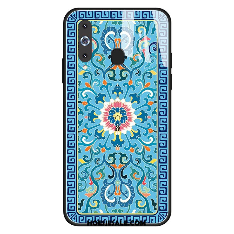 Samsung Galaxy A8s Hoesje Anti-fall All Inclusive Ster Blauw Patroon Sale