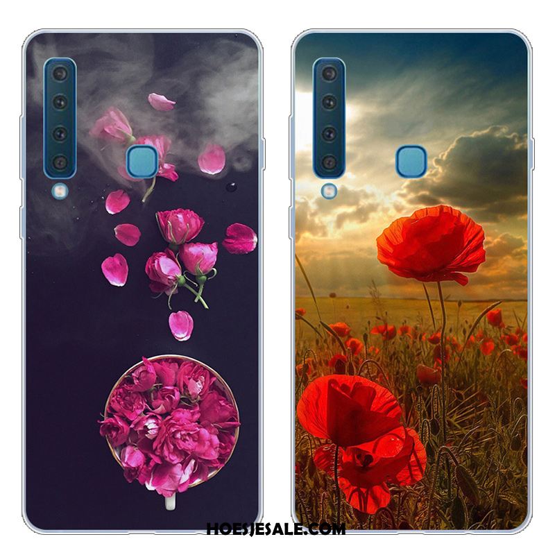 Samsung Galaxy A9 2018 Hoesje Mooie Mobiele Telefoon Anti-fall Bescherming Ster Winkel