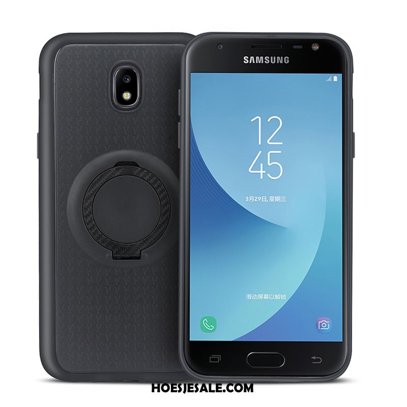 Samsung Galaxy J3 2017 Hoesje Siliconen Ring Bescherming Magnetisch Hoes Sale