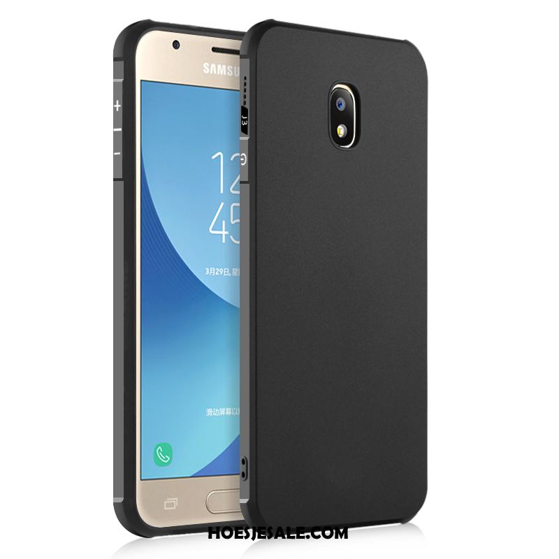 Samsung Galaxy J3 2017 Hoesje Zwart Bescherming Ster Siliconen Mobiele Telefoon Goedkoop