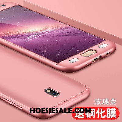 Samsung Galaxy J7 2017 Hoesje Rose Goud Bescherming Mobiele Telefoon All Inclusive Anti-fall Goedkoop