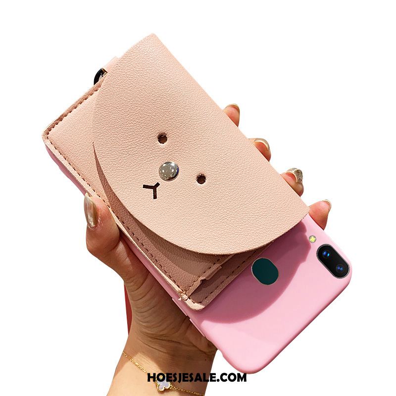 Samsung Galaxy M20 Hoesje Hoes Mobiele Telefoon Roze Ster Mode Goedkoop