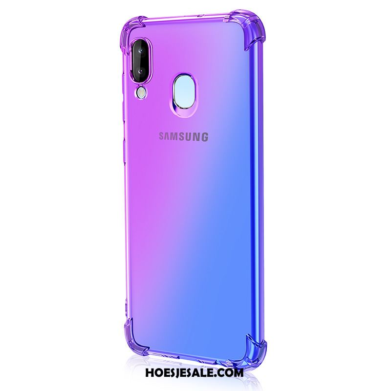 Samsung Galaxy M20 Hoesje Ster Hoes Blauw Kleurverloop Mobiele Telefoon Online