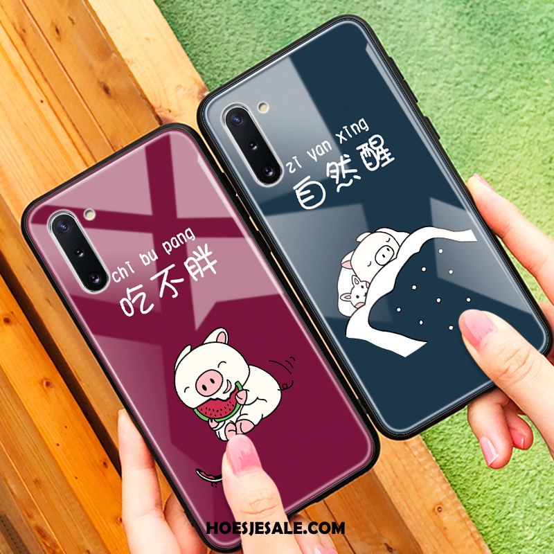 Samsung Galaxy Note 10 Hoesje Mobiele Telefoon Purper Lovers Net Red Ster Goedkoop