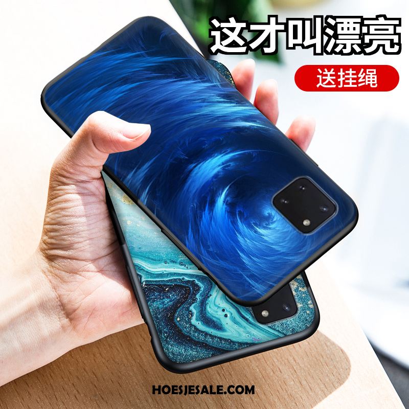 Samsung Galaxy Note 10 Lite Hoesje Bescherming Siliconen Donkerblauw Mobiele Telefoon Hoes Sale