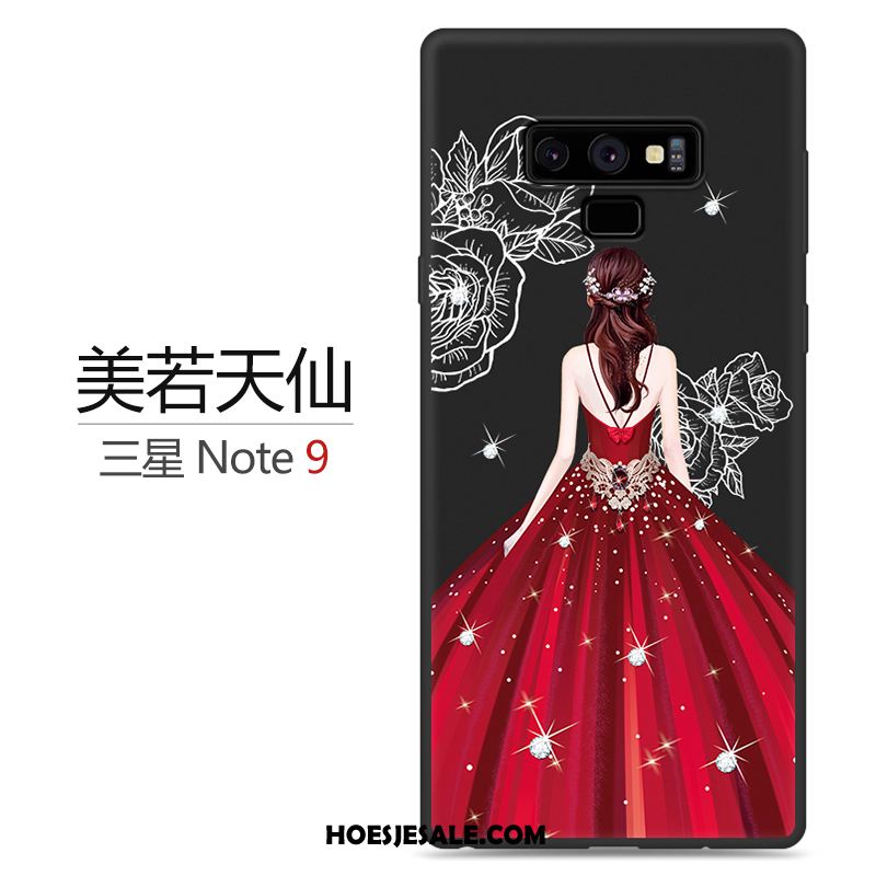 Samsung Galaxy Note 9 Hoesje Anti-fall Nieuw Rood Mobiele Telefoon Net Red Winkel