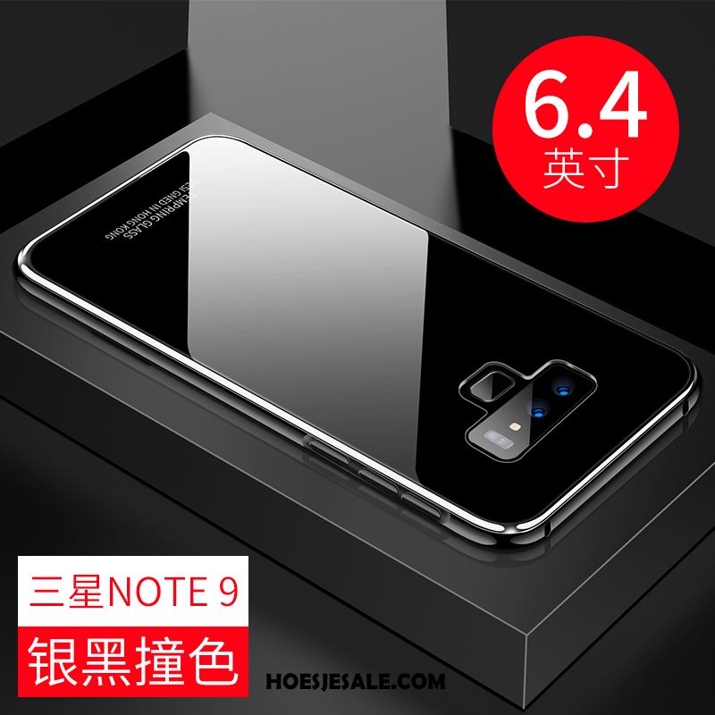 Samsung Galaxy Note 9 Hoesje Bescherming Anti-fall Glas Scheppend Zilver Korting