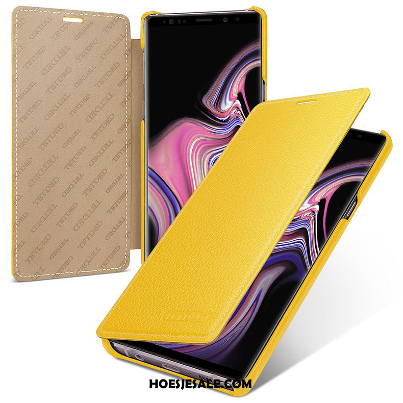 Samsung Galaxy Note 9 Hoesje Hoes Nieuw Ster Leren Etui Folio Kopen