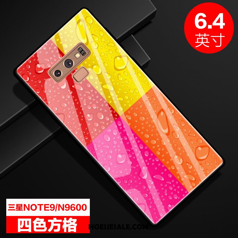 Samsung Galaxy Note 9 Hoesje Ster Gekleurde Mobiele Telefoon Glas Bescherming Sale