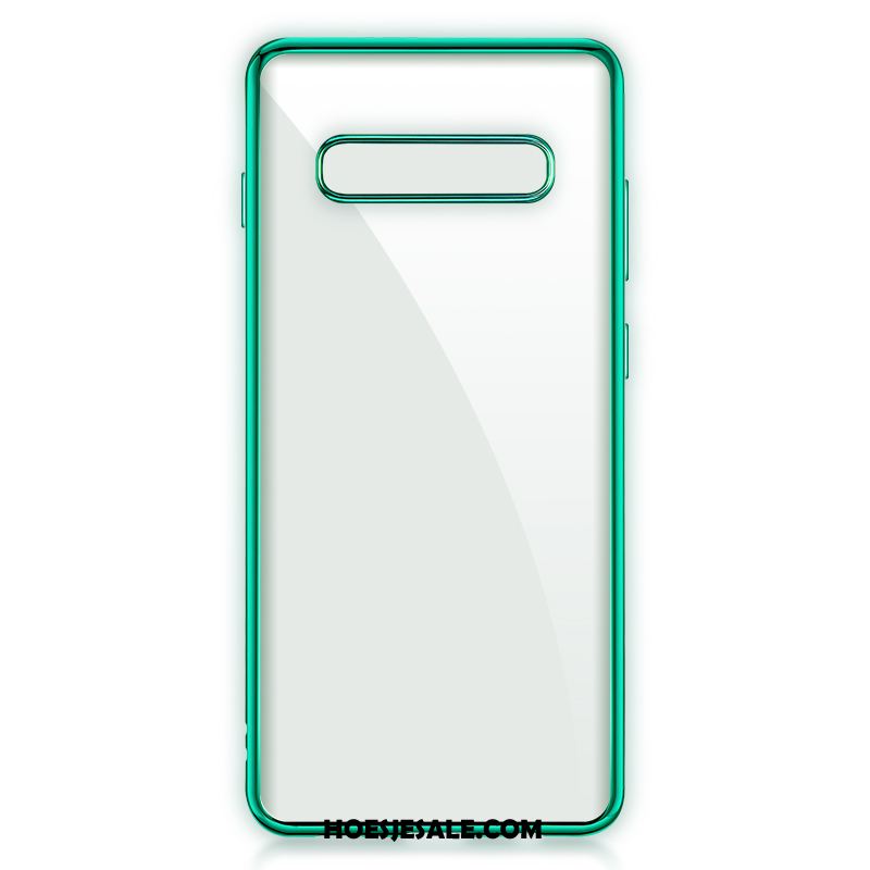 Samsung Galaxy S10 5g Hoesje Mobiele Telefoon Groen Plating Bescherming Hoes Online