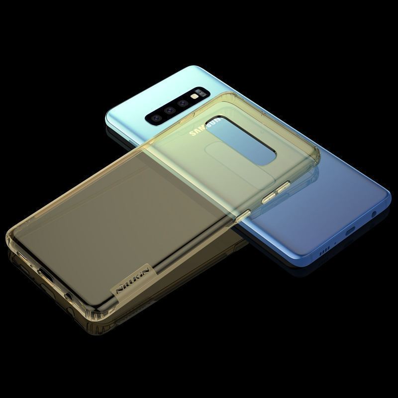 Samsung Galaxy S10+ Hoesje Anti-fall Doorzichtig Wit Bescherming Mobiele Telefoon Goedkoop