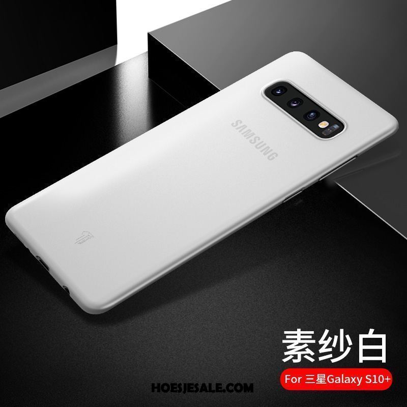 Samsung Galaxy S10+ Hoesje Anti-fall Wit Mobiele Telefoon Ster Eenvoudige Goedkoop