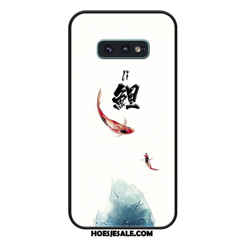 Samsung Galaxy S10e Hoesje Inkt Mode All Inclusive Siliconen Chinese Stijl Goedkoop