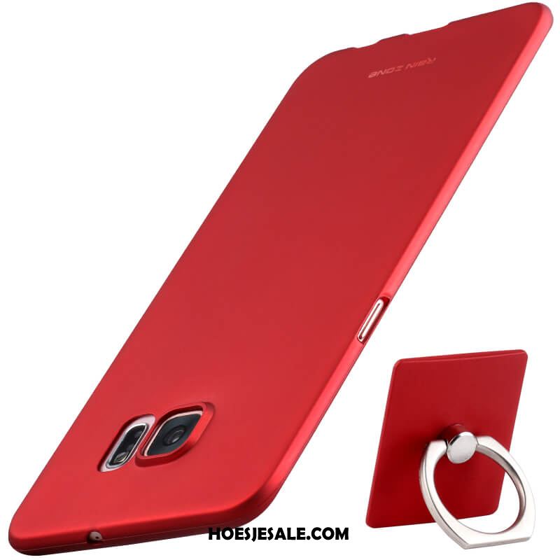 Samsung Galaxy S6 Hoesje Zacht Ster Hoes Rood Siliconen Kopen