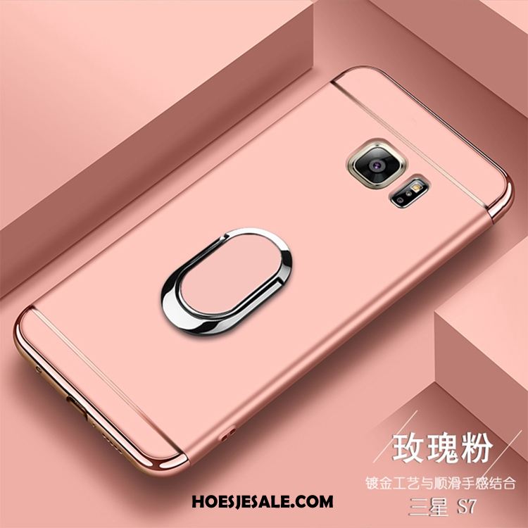 rechter geest operator Samsung Galaxy S7 Hoesje Roze Ster Mobiele Telefoon Opknoping Nek Ring Kopen