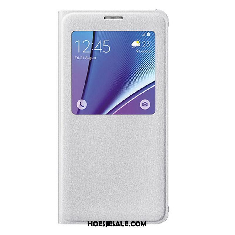 Samsung Galaxy S8 Hoesje Hoes Mobiele Telefoon Bescherming Wit Folio Winkel