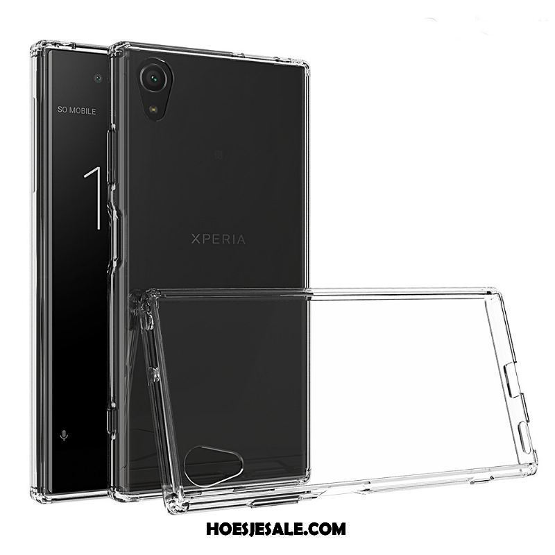 Sony Xperia Xa1 Plus Hoesje Europa Wit Persoonlijk Anti-fall Doorzichtig Kopen