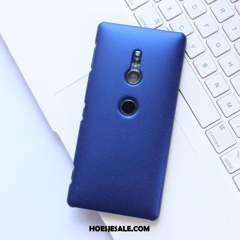 Sony Xperia Xz2 Hoesje Blauw Schrobben Dun Bescherming Mobiele Telefoon Sale