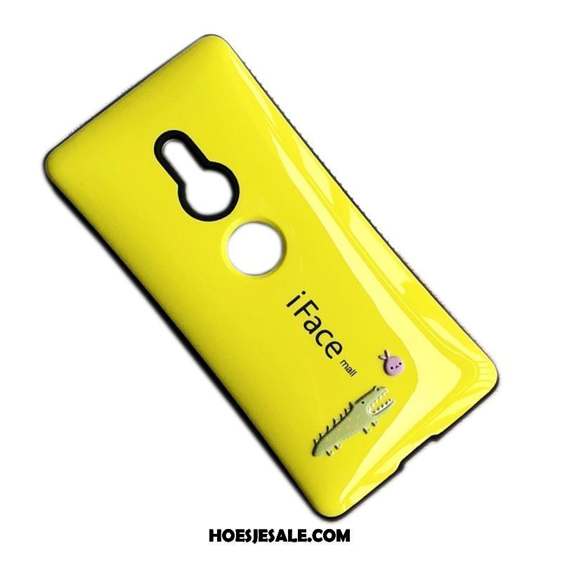 Sony Xperia Xz2 Hoesje Mobiele Telefoon Zacht Anti-fall Hoes Geel Sale