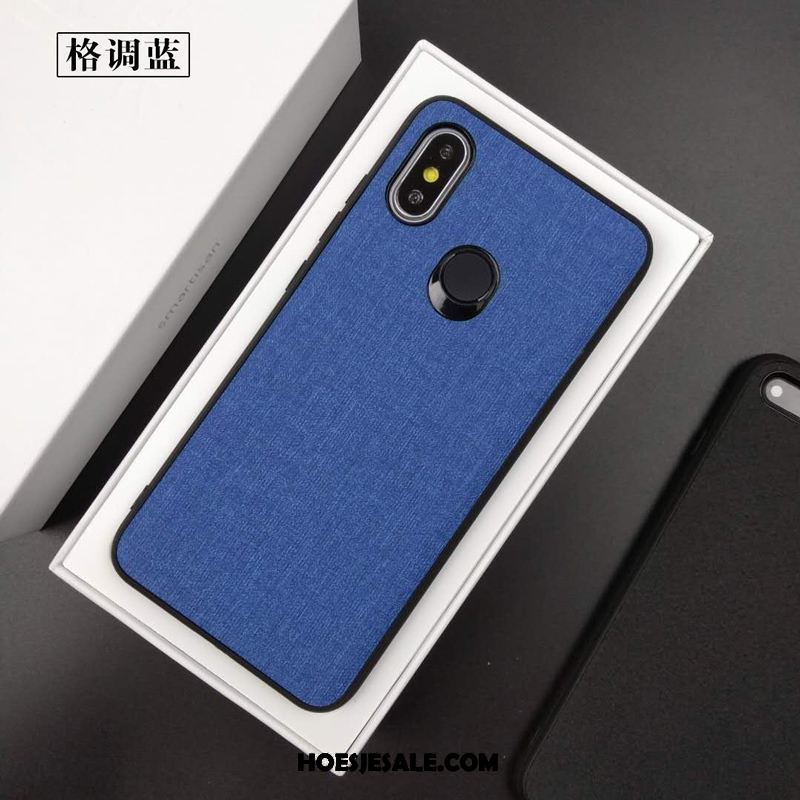 Xiaomi Mi 8 Hoesje Mobiele Telefoon Original Siliconen Blauw Patroon Goedkoop