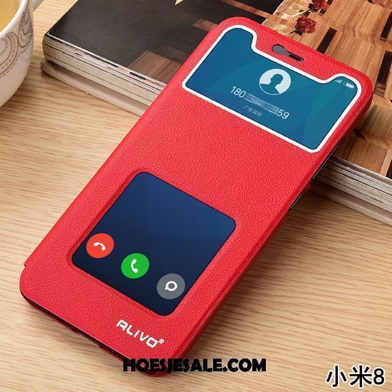 Xiaomi Mi 8 Hoesje Schrobben Scheppend Mobiele Telefoon Folio Anti-fall Korting