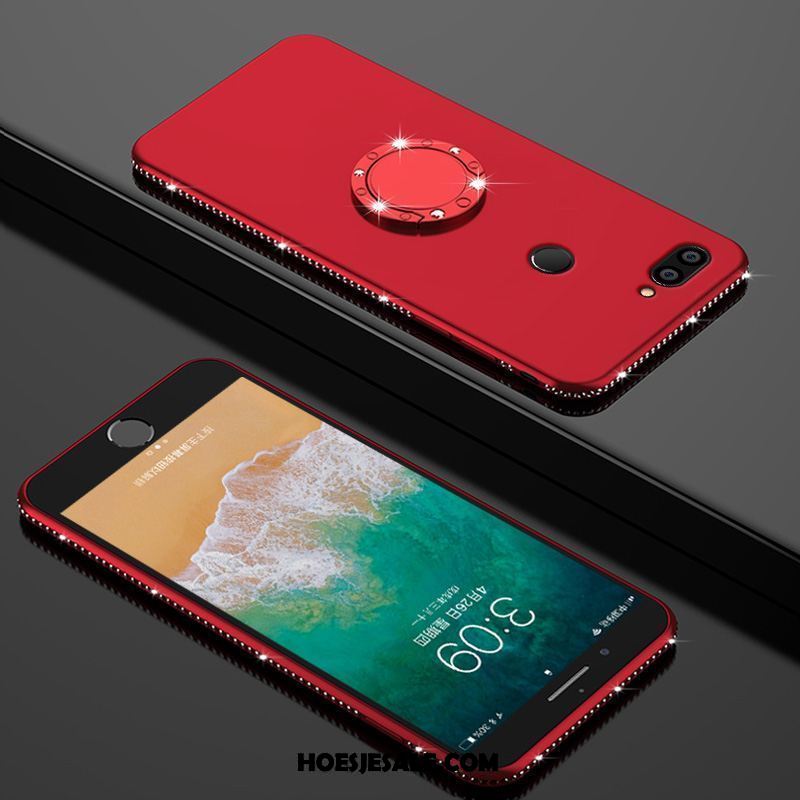 Xiaomi Mi 8 Lite Hoesje Bescherming Eenvoudige Rood Hoes All Inclusive Sale