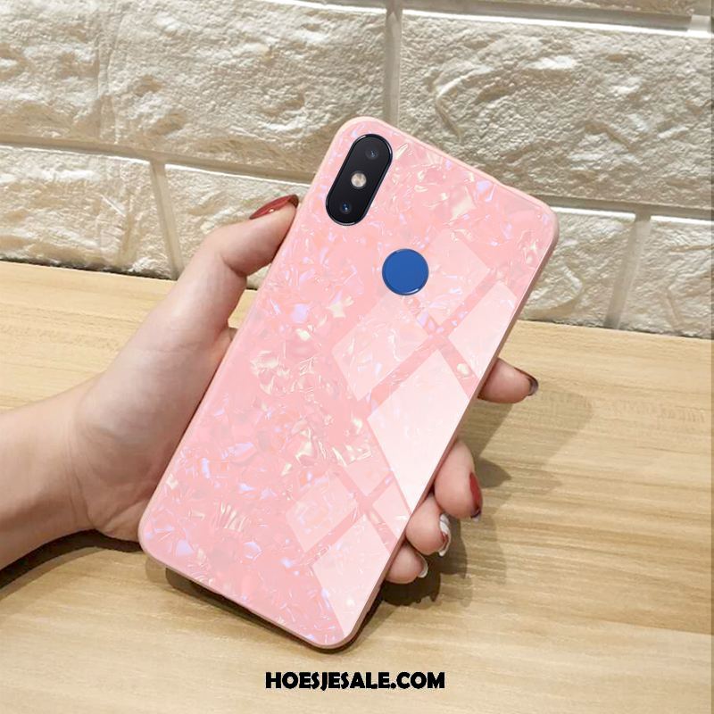 Xiaomi Mi 8 Se Hoesje Hanger Opknoping Nek Tempereren Roze Achterklep Sale