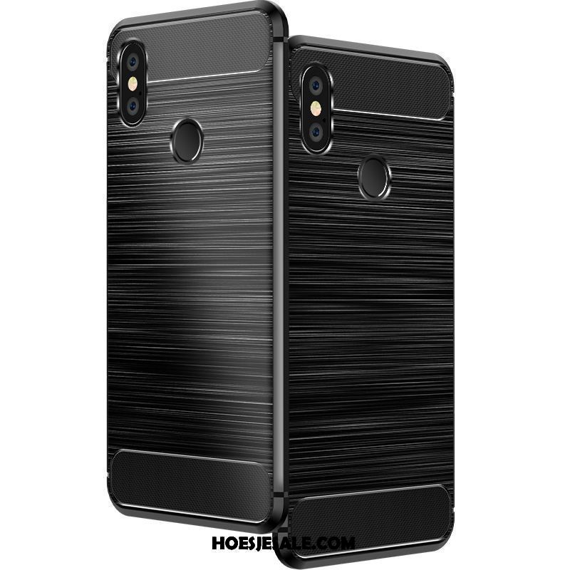 Xiaomi Mi A2 Hoesje Jeugd Zwart Hoes Siliconen Mobiele Telefoon Winkel