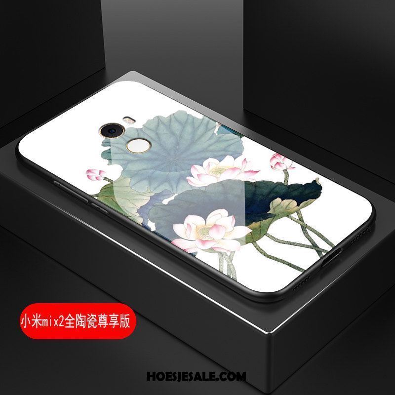 Xiaomi Mi Mix 2 Hoesje Kunst Hoes Bloemen Hard Zacht Goedkoop