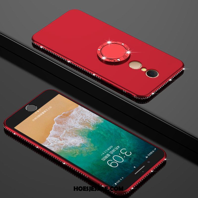 Xiaomi Redmi 5 Plus Hoesje Zacht Rood All Inclusive Schrobben Anti-fall Goedkoop