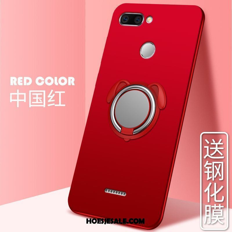 Xiaomi Redmi 6 Hoesje Scheppend Persoonlijk Net Red Rood Dun Kopen